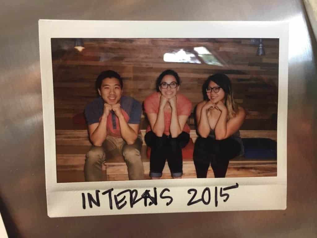 Interns from 2015