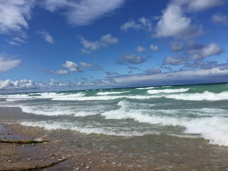 View of Lake Michigan from Sleeping Bear Dunes