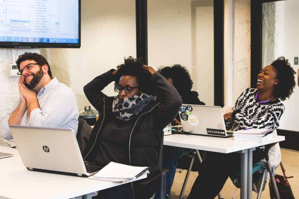 Students learning during the Grand Circus apprenticeship program
